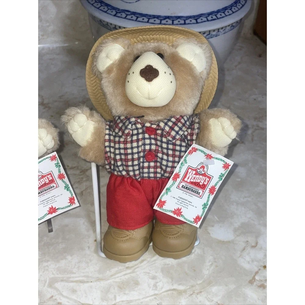 Pair Of Furskins Bears From‎ Wendy's